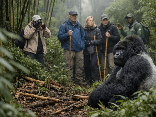 Mountain gorilla trekking — photo 4